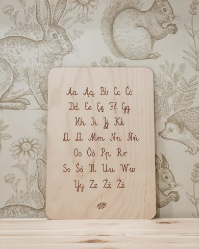 Tabliczka z alfabetem