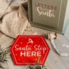 Tabliczka Santa Stop Here